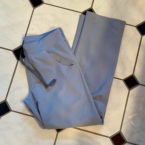 Figs Dusty Blue Kade scrub pants XS